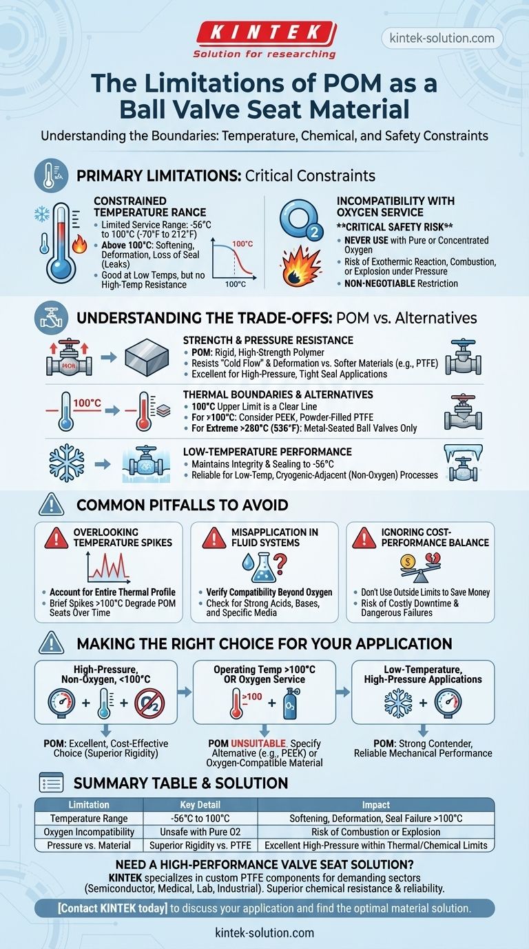 Quelles sont les limites du POM comme matériau de siège de robinet à bille ? Risques clés et alternatives plus sûres Guide Visuel