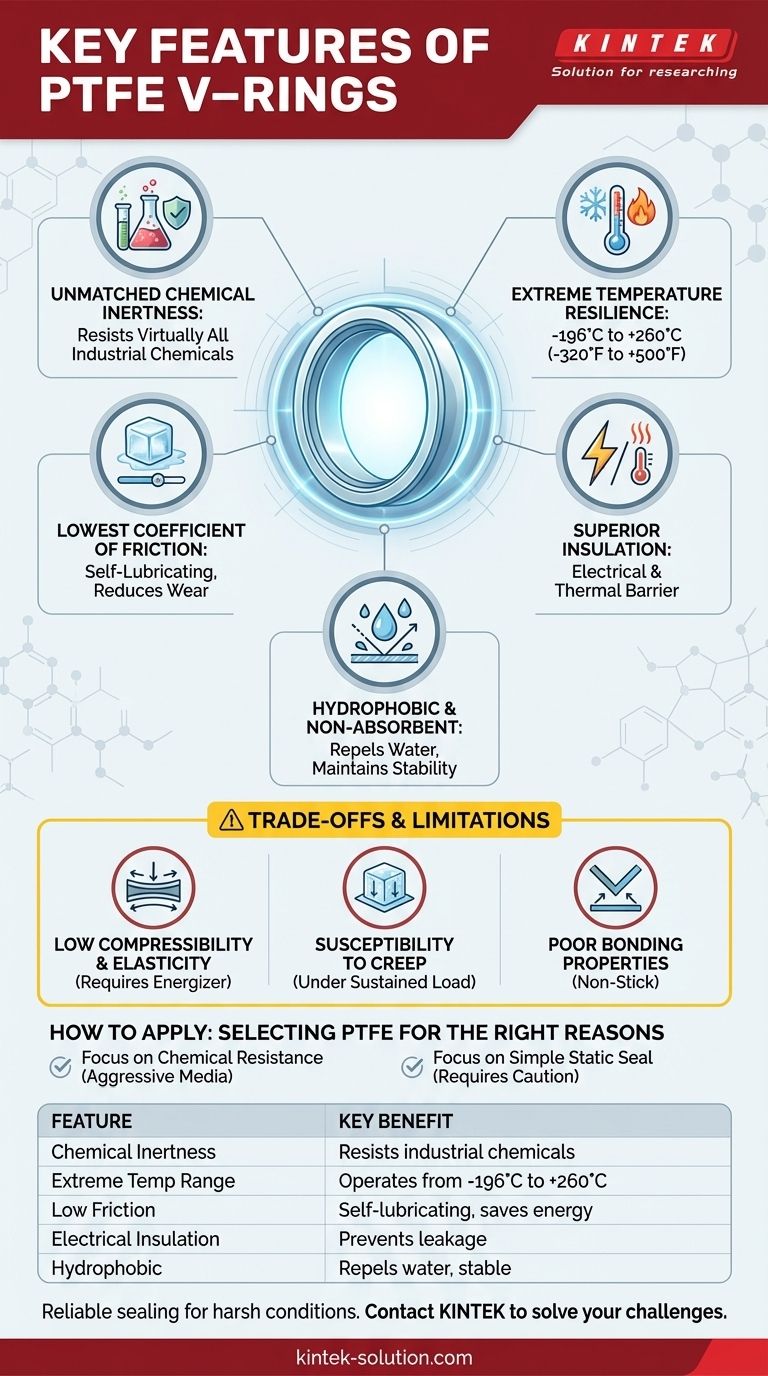 PTFE V-링의 주요 특징은 무엇입니까? 극한 환경에서의 마스터 씰링 시각적 가이드