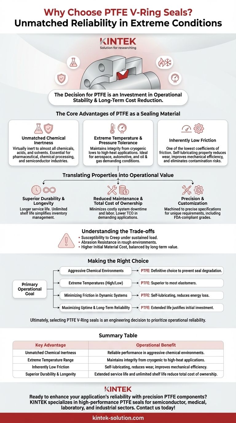 为何选择PTFE V型密封圈？极端条件下无与伦比的可靠性 图解指南