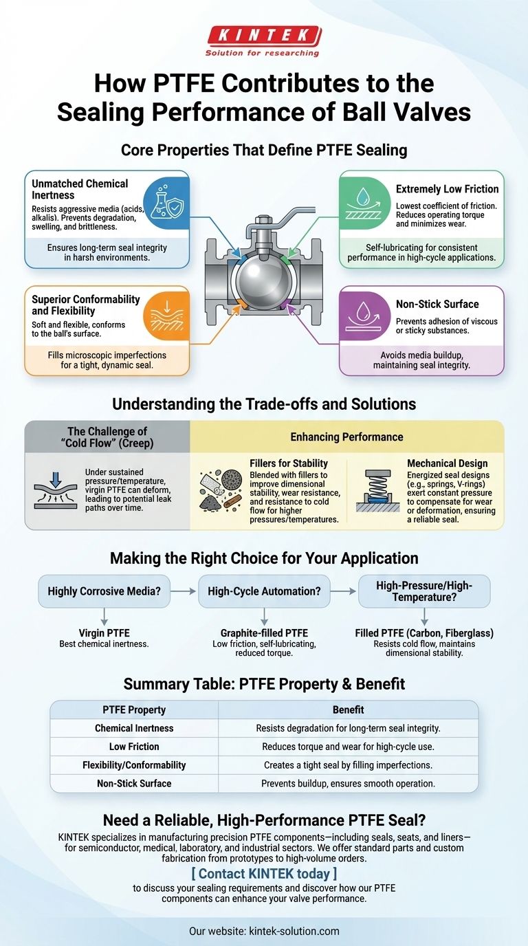 Как ПТФЭ влияет на герметичность шаровых кранов? Обеспечение герметичности без утечек и долговечности Визуальное руководство