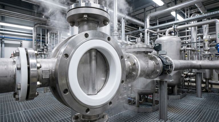 나비 밸브에서 PTFE 시트가 까다로운 환경에 적합한 이유는 무엇입니까? 화학적 및 열적 내성 잠금 해제