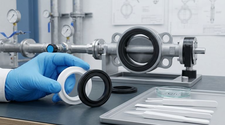 버터플라이 밸브에서 NBR 시트와 PTFE 시트의 주요 차이점은 무엇입니까? 시스템에 적합한 씰을 선택하십시오.