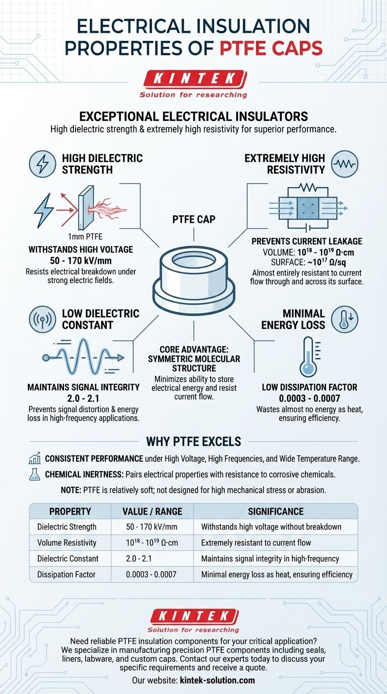 PTFE 캡의 전기 절연 특성은 어떻습니까? 까다로운 응용 분야를 위한 뛰어난 유전 성능 시각적 가이드
