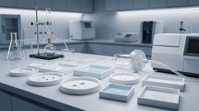 PTFE 필터의 소수성이 사용에 어떤 이점을 제공합니까? 중단 없는 가스 흐름 및 용매 여과 보장