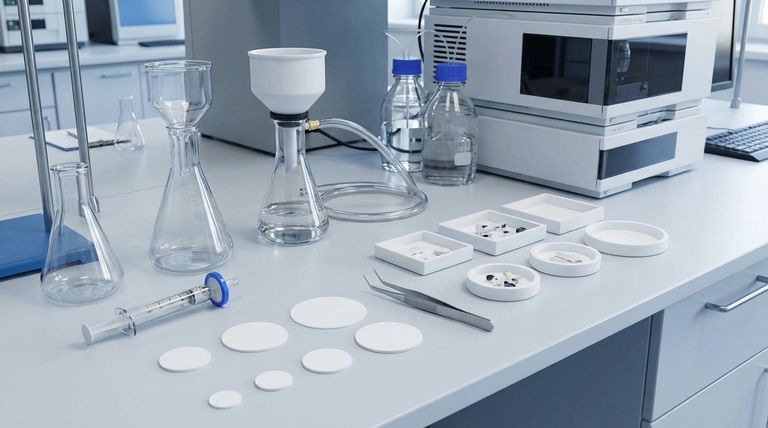 PTFE 필터에 사용할 수 있는 크기와 기공 옵션은 무엇입니까? 귀하의 응용 분야에 적합한 필터 선택