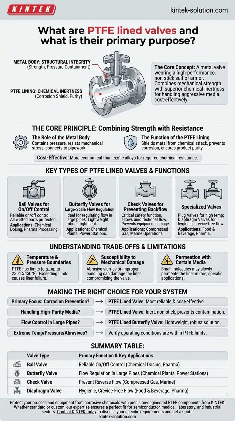 PTFE 라이닝 밸브란 무엇이며 주요 목적은 무엇입니까? 탁월한 내식성 달성 시각적 가이드