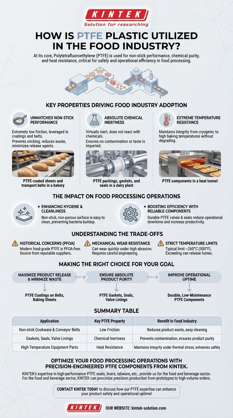 Как фторопласт (ПТФЭ) используется в пищевой промышленности? Обеспечение чистоты, безопасности и эффективности Визуальное руководство