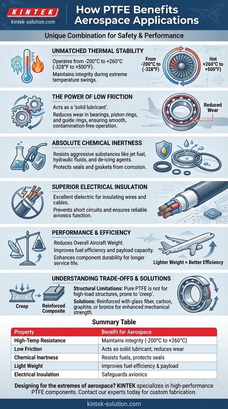 How does PTFE benefit aerospace applications? Achieve Superior Performance in Extreme Environments Visual Guide