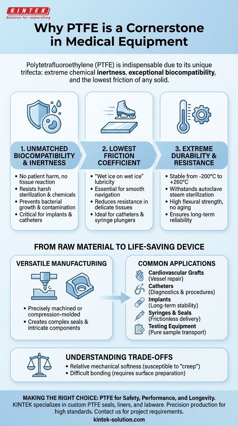 Perché il PTFE è utilizzato nelle apparecchiature mediche? Garantire sicurezza e prestazioni nei dispositivi critici Guida Visiva