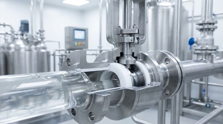 RPTFE는 어떤 산업 분야의 스로틀 밸브에 특히 적합합니까? 순도와 내구성을 보장하십시오.