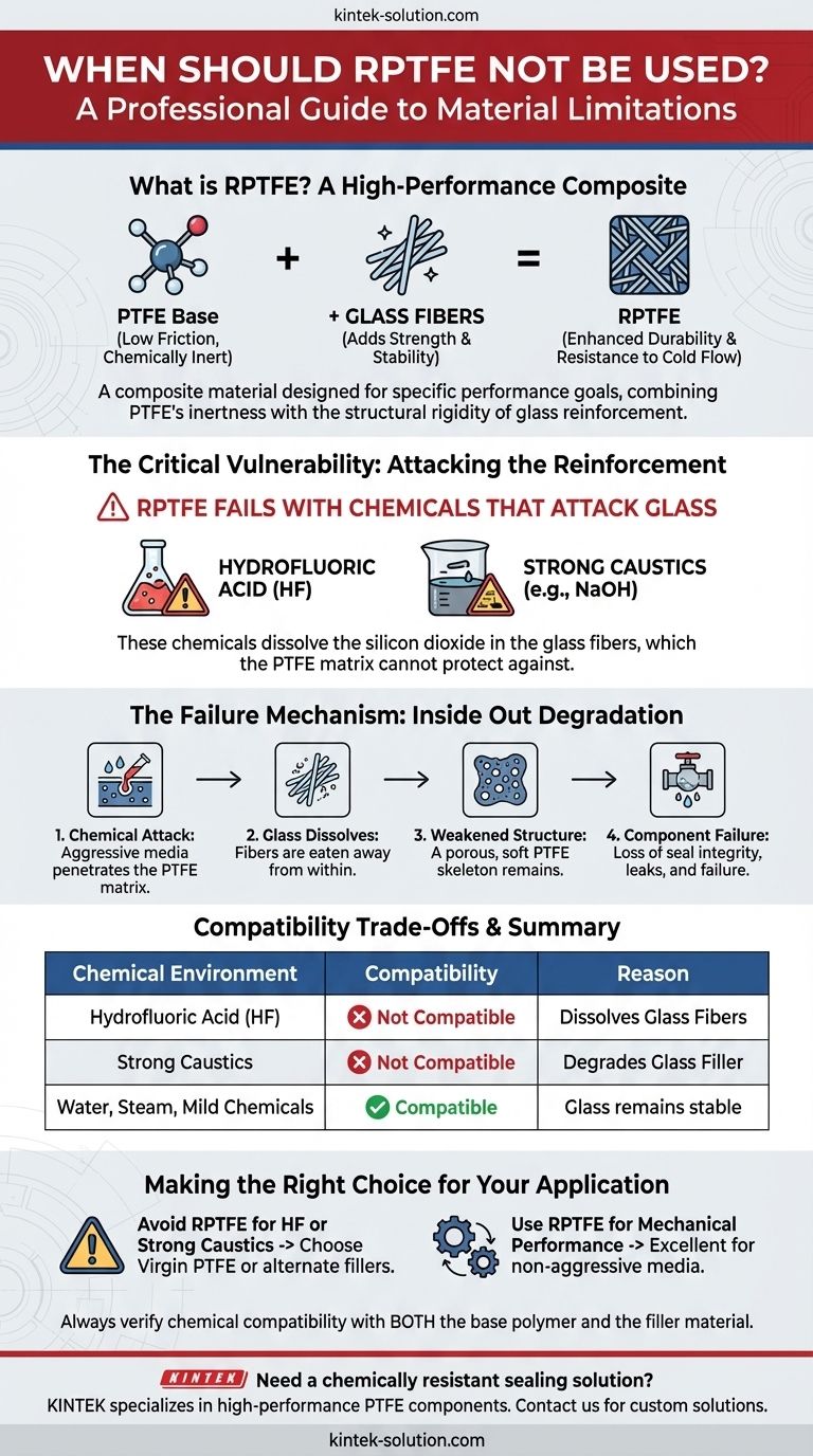 RPTFE는 언제 사용해서는 안 됩니까? HF 및 부식성 물질로 인한 부품 고장 방지 시각적 가이드