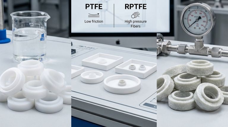 Quelles sont les principales différences entre le RPTFE et le PTFE standard pour les sièges de vanne ? Choisissez le bon matériau pour votre système