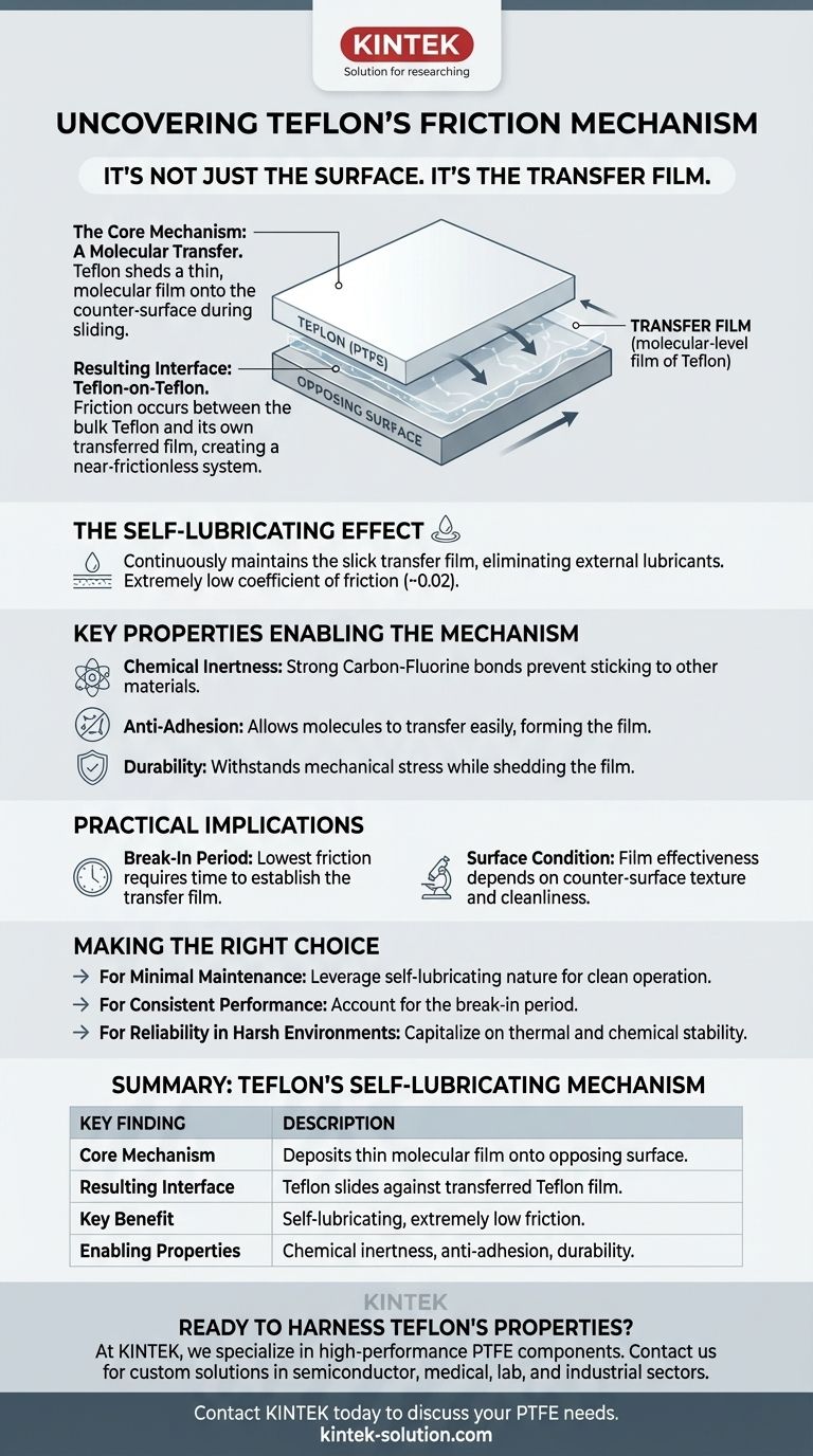 What was the key finding about Teflon's friction mechanism? Unlocking the Secret of Its Self-Lubricating Slipperiness Visual Guide