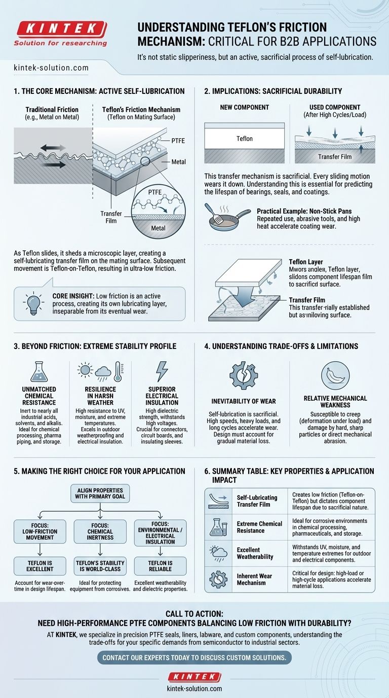 테프론의 마찰 메커니즘을 이해하는 것이 중요한 이유는 무엇입니까? 더 나은 응용 분야를 위해 자체 윤활 마모를 숙달하십시오. 시각적 가이드