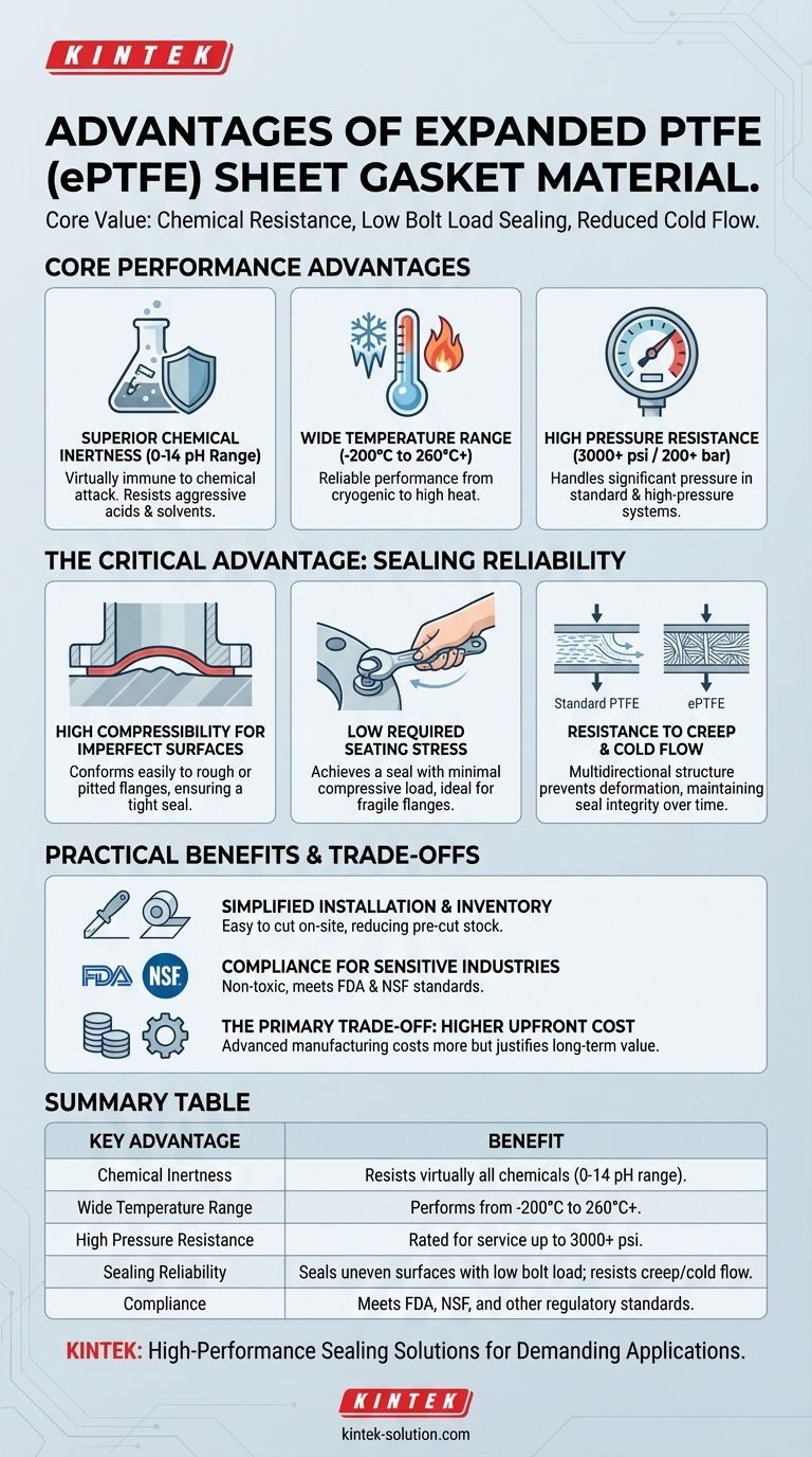 확장 PTFE 시트 개스킷 재료 사용의 이점은 무엇입니까? 까다로운 응용 분야를 위한 우수한 밀봉 시각적 가이드
