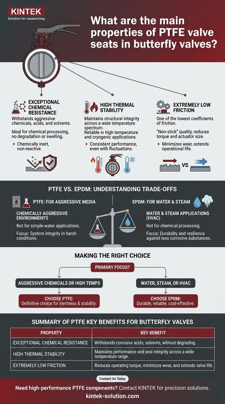 버터플라이 밸브의 PTFE 시트의 주요 특성은 무엇입니까? 가혹한 환경에서 신뢰성 보장 시각적 가이드
