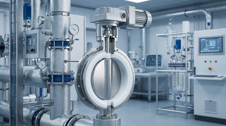 전동 버터플라이 밸브에 PTFE를 사용할 때의 장점은 무엇입니까? 액추에이터 수명 연장 및 내화학성 향상