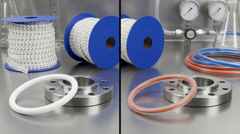 实心特氟龙O形圈和特氟龙包覆O形圈的主要区别是什么？为恶劣环境选择合适的密封件