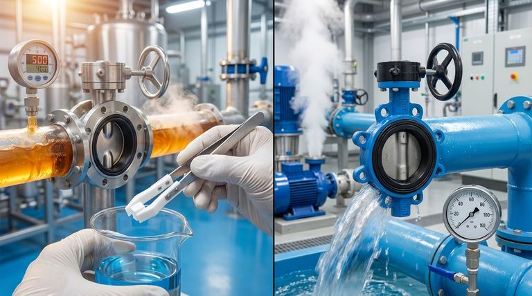 버터플라이 밸브 사용에 영향을 미치는 PTFE 및 EPDM의 주요 특성은 무엇입니까? 올바른 밸브 시트 재질 선택