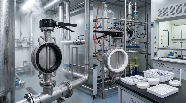 웨이퍼형 버터플라이 밸브에서 EPDM이 PTFE보다 더 효과적인 응용 분야는 무엇입니까? 물 및 증기 시스템에 최적화하십시오.