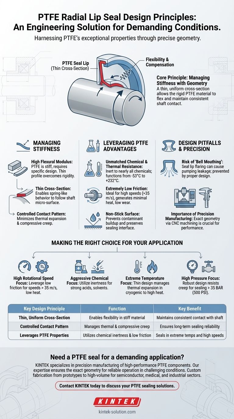 PTFE 래디얼 립 씰의 설계 원칙은 무엇인가요? 고성능 씰링 마스터하기 시각적 가이드