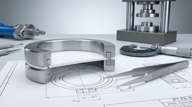 PTFE 씰 요소의 본체 부분은 일반적으로 어떻게 구성됩니까? 클램프 설계로 성능 확보