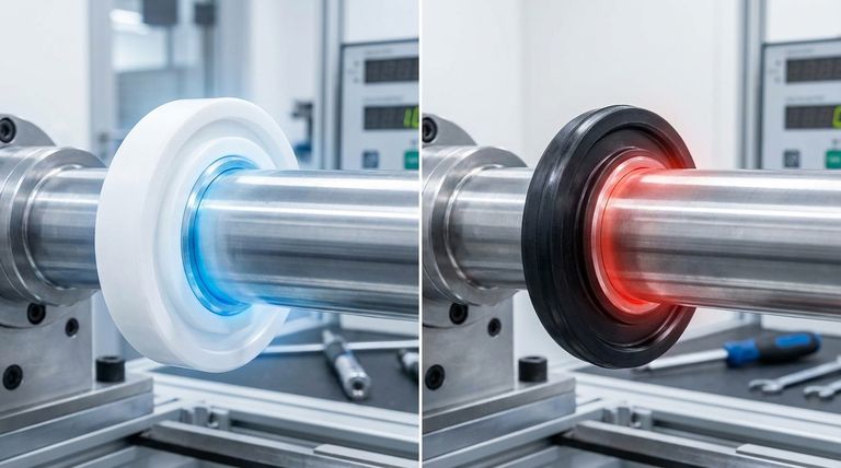 PTFE 씰의 접촉 패턴은 엘라스토머 씰과 비교하여 어떻습니까? 저마찰 성능의 핵심