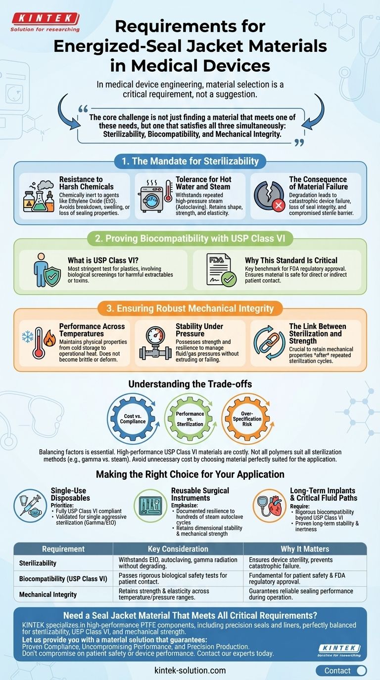 의료 기기의 가압 씰 재킷 재료는 어떤 요구 사항을 충족해야 합니까? 멸균성, 생체 적합성 및 강도에 대한 가이드 시각적 가이드