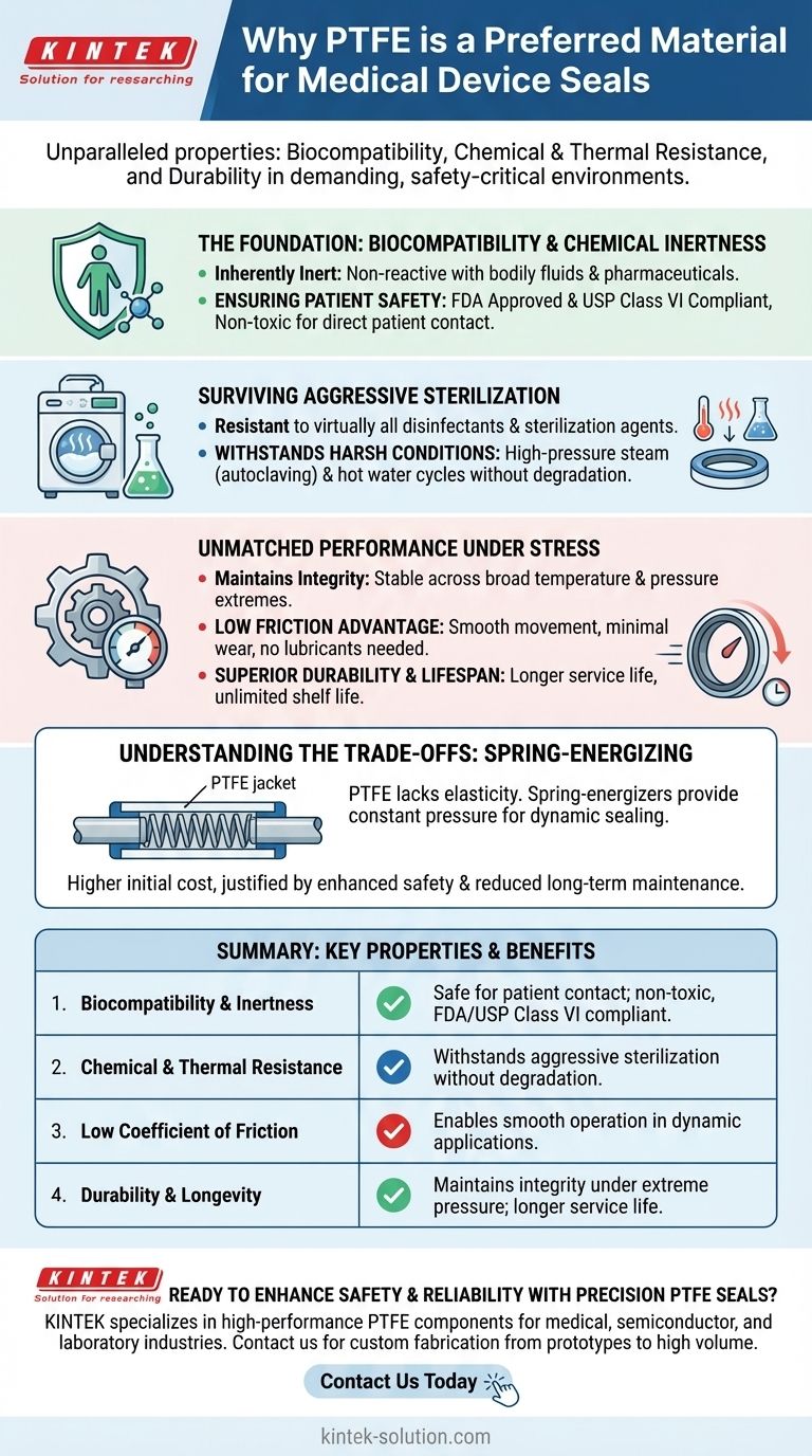 의료 기기 씰링에 PTFE가 선호되는 이유는 무엇입니까? 안전성, 신뢰성 및 성능 보장 시각적 가이드