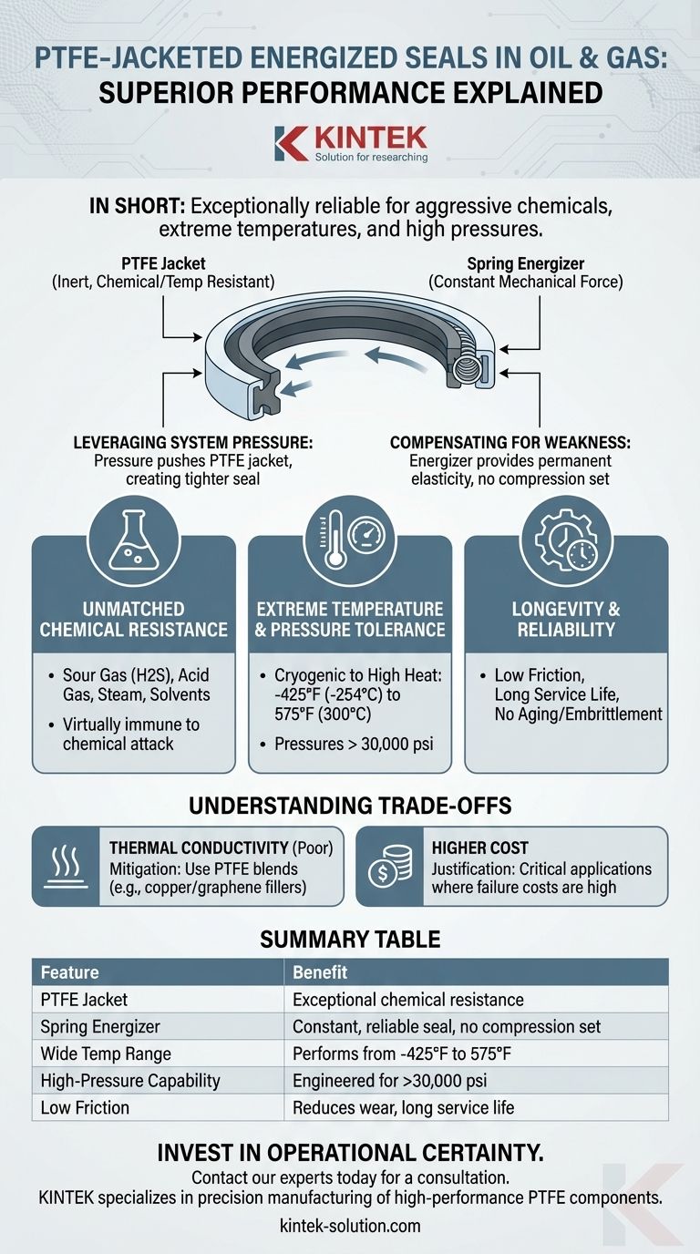 석유 및 가스 환경에서 PTFE 재킷 에너지 씰은 어떻게 성능을 발휘합니까? 극한 조건에서 신뢰성 보장 시각적 가이드