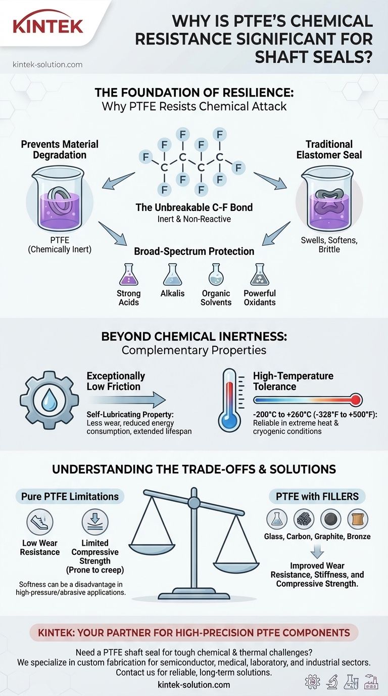 샤프트 씰에 PTFE의 내화학성이 중요한 이유는 무엇입니까? 가혹한 환경에서 누출 없는 성능 보장 시각적 가이드