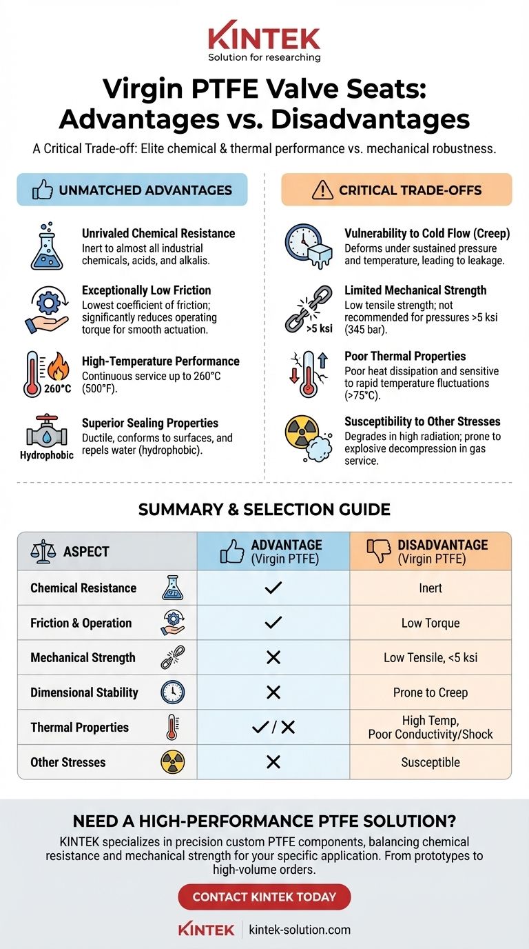 버진 PTFE를 밸브 시트 재료로 사용할 때의 장점과 단점은 무엇입니까? 성능을 극대화하고 고장을 방지하십시오 시각적 가이드