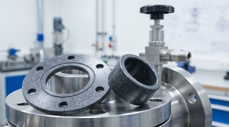 50-50 스테인리스 스틸 충전 PTFE의 특성은 무엇인가요? 까다로운 씰링을 위한 고강도 복합재