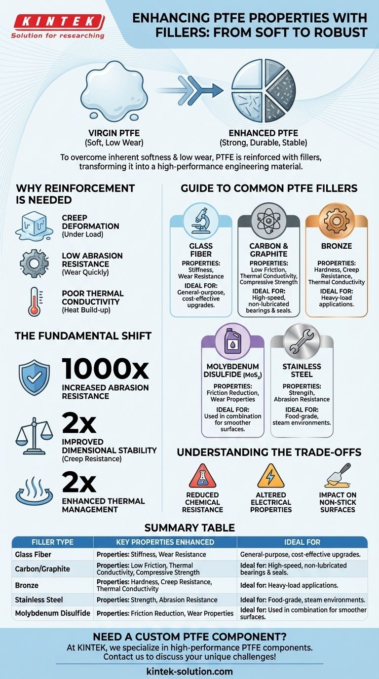 PTFE의 특성을 향상시키기 위해 사용되는 충전재는 무엇입니까? 우수한 내마모성과 강도를 위해 PTFE 맞춤화 시각적 가이드