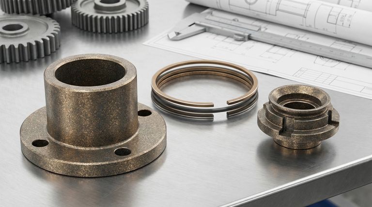 청동 충전 PTFE의 특성과 용도는 무엇인가요? 고성능 기계 부품 가이드