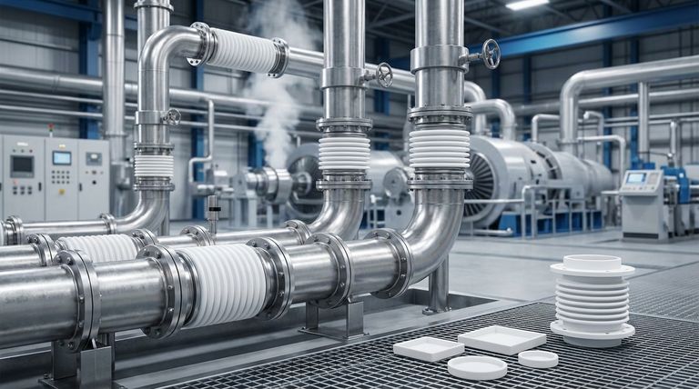 PTFE 팽창 벨로우즈는 발전소의 비용 절감에 어떻게 기여합니까? 유지보수 및 가동 중단 비용 절감