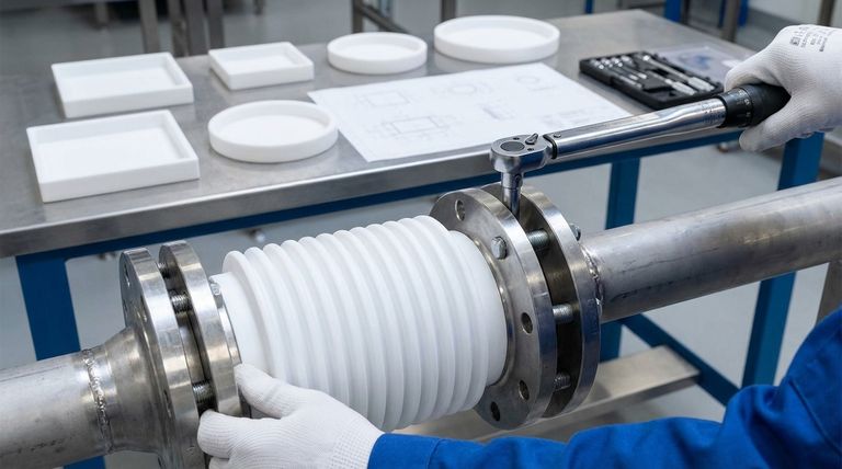 PTFE 익스팬션 벨로우즈의 설치 모범 사례는 무엇입니까? 장기적인 신뢰성을 보장하고 고장을 방지하십시오