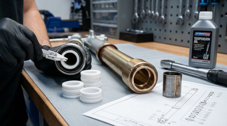 플라스틱 포크 부싱과 청동 또는 강철 슬리브 부싱의 효과에 대한 일반적인 합의는 무엇입니까?