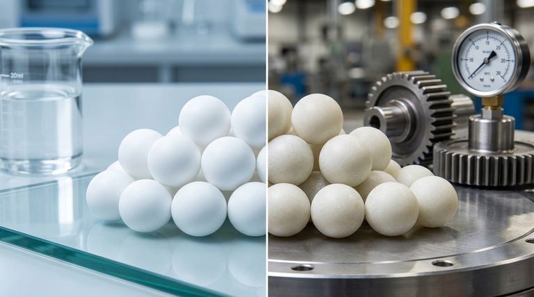 순수 테프론 볼과 유리 섬유 충전 테프론 볼의 주요 차이점은 무엇입니까? 귀하의 응용 분야에 적합한 PTFE 선택