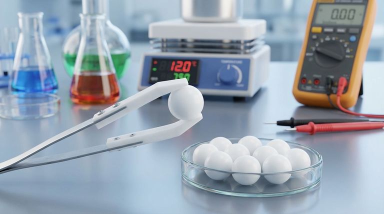 버진 테프론 볼의 주요 특성은 무엇인가요? 뛰어난 내화학성 및 내열성을 활용하세요