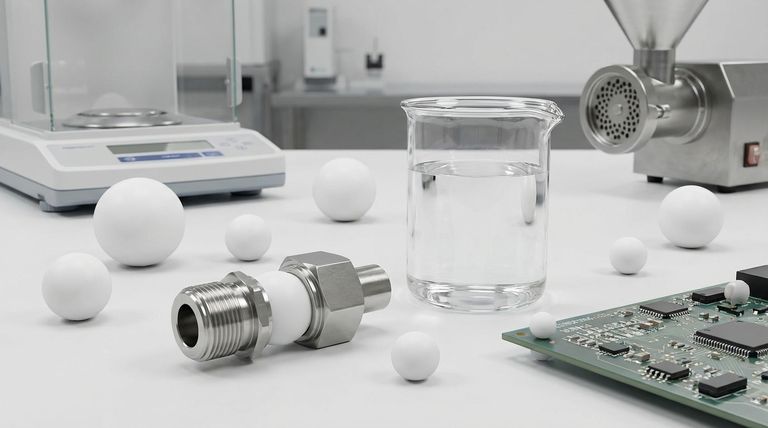 What are the common applications of virgin Teflon balls? Ideal for Chemical Resistance & Purity
