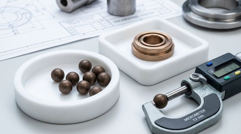 40% 청동 충전 PTFE 볼의 특성은 무엇인가요? 향상된 강도 및 내마모성에 대한 안내