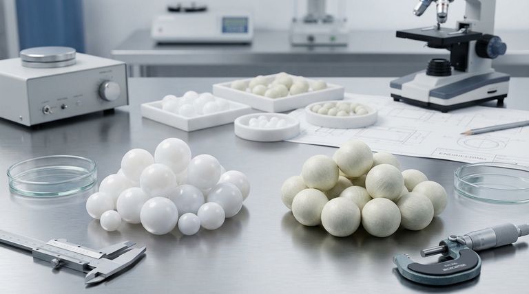 Wie sollte man zwischen reinem und glasgefülltem Teflonkugeln wählen? Ein Leitfaden zur Materialauswahl