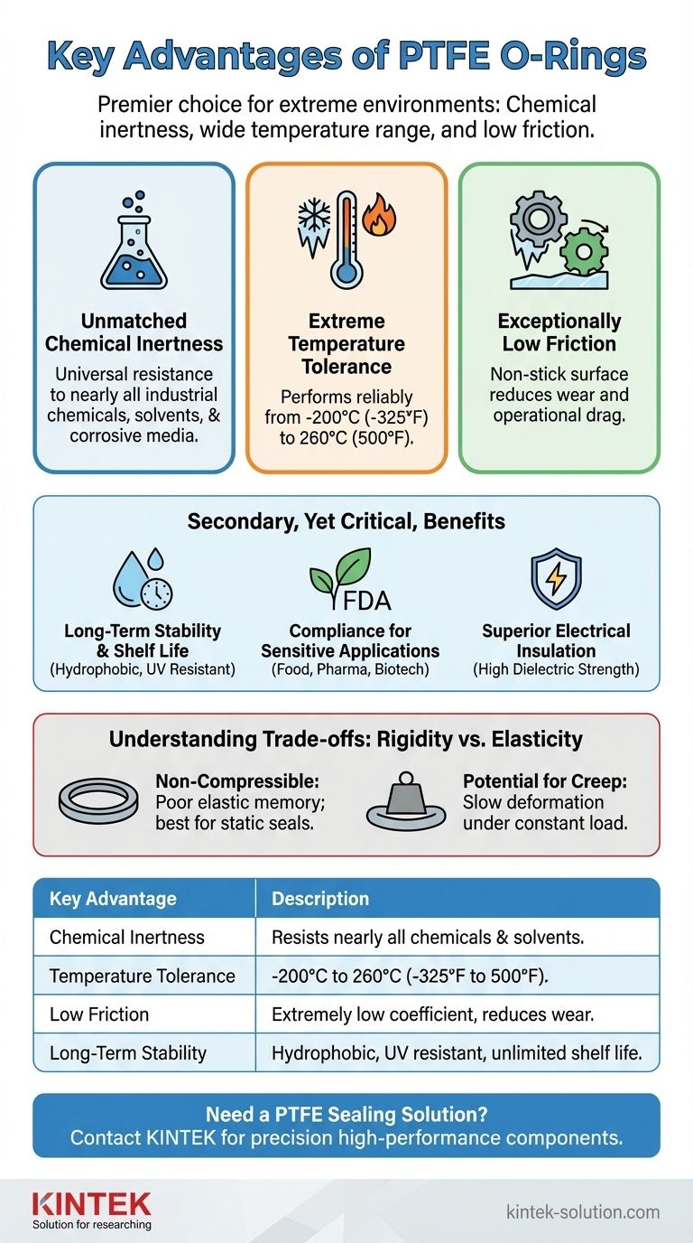 PTFE O-링의 주요 장점은 무엇입니까? 뛰어난 내화학성 및 내열성 시각적 가이드
