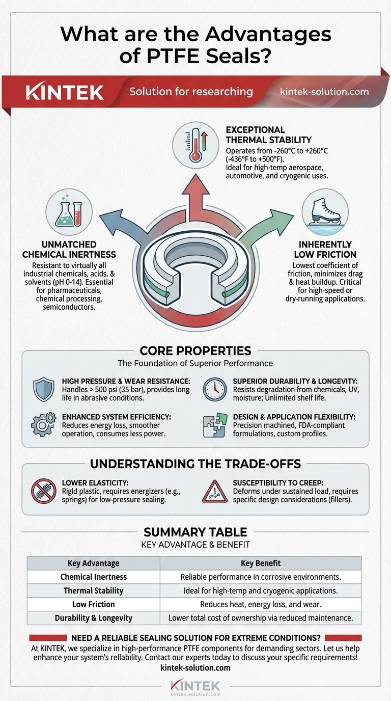 聚四氟乙烯（PTFE）密封件的优势是什么？在极端化学和热环境中的卓越性能 图解指南