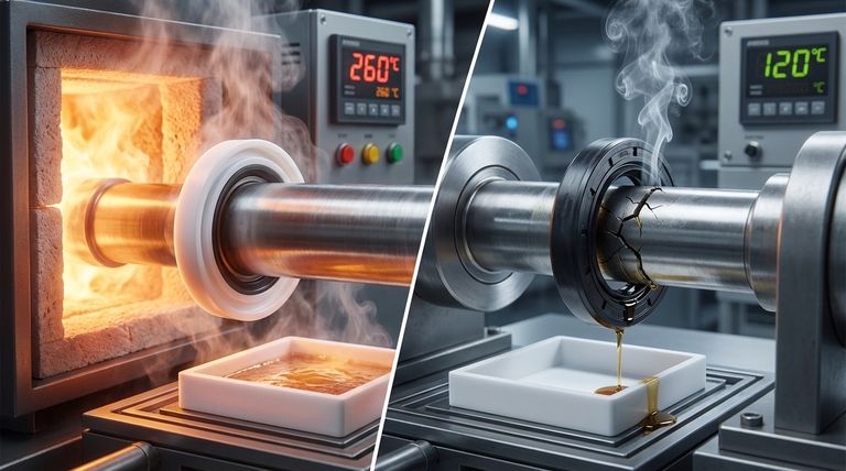 PTFE 오일 씰과 NBR 오일 씰을 내열성 측면에서 비교하면 어떻습니까? 극한의 고온에 적합한 씰 선택하기