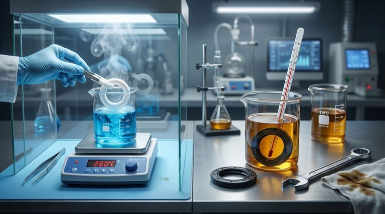 화학적 내성 측면에서 PTFE 오일 씰과 NBR 오일 씰을 비교 분석합니다. 우수한 씰 성능을 위한 가이드