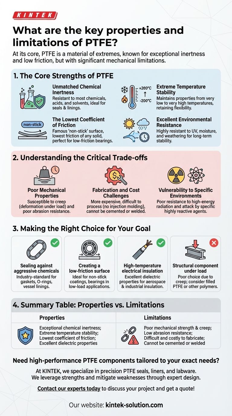 PTFEの主な特性と限界は何か？その強みをアプリケーションに活かす方法 ビジュアルガイド