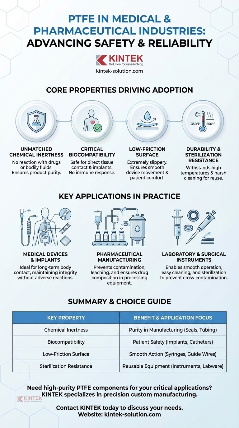 PTFE는 의료 및 제약 산업에서 어떻게 활용됩니까? 순도와 생체 적합성을 보장해야 합니다. 시각적 가이드