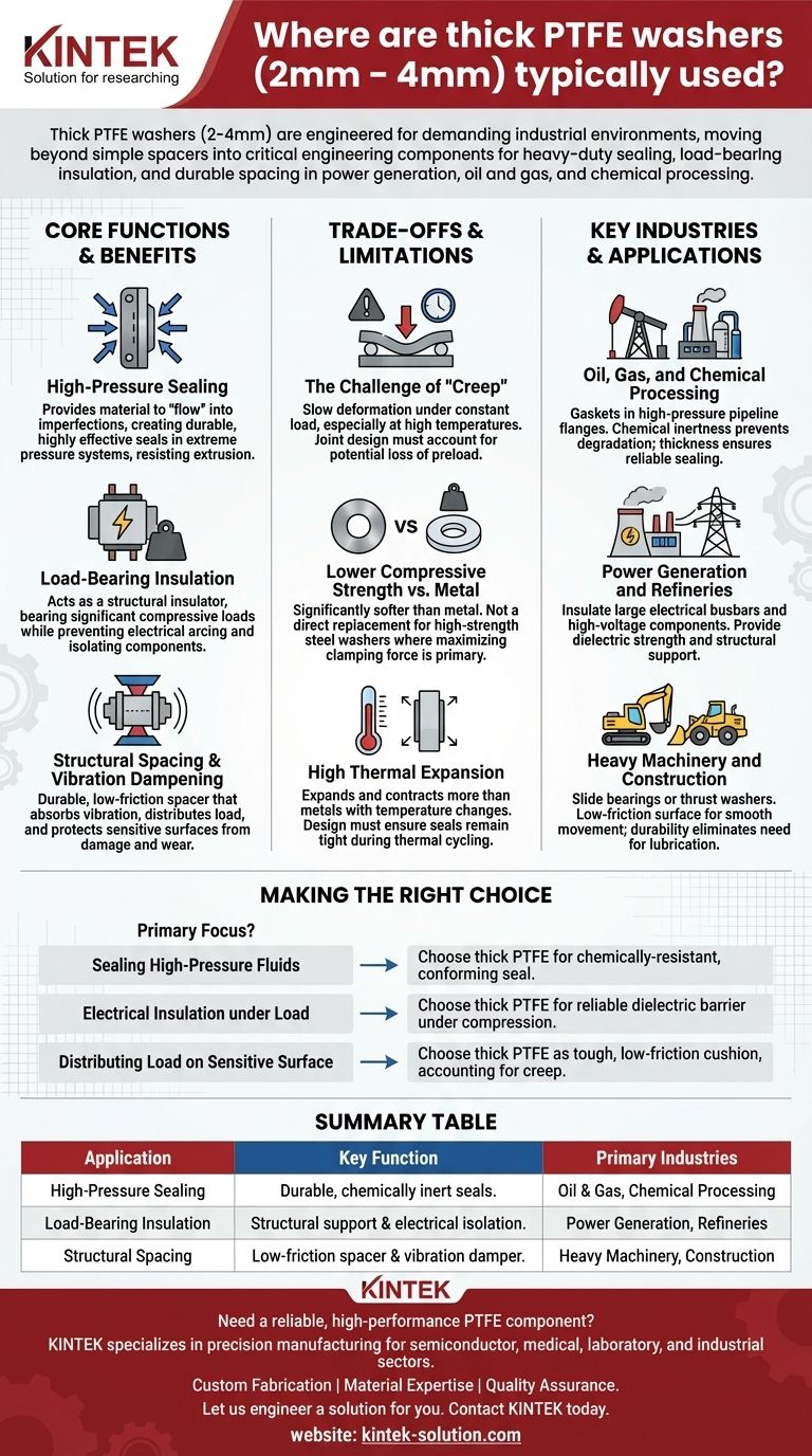 두꺼운 PTFE 와셔(2mm – 4mm)는 일반적으로 어디에 사용됩니까? 고압 씰링 및 전기 절연용 시각적 가이드